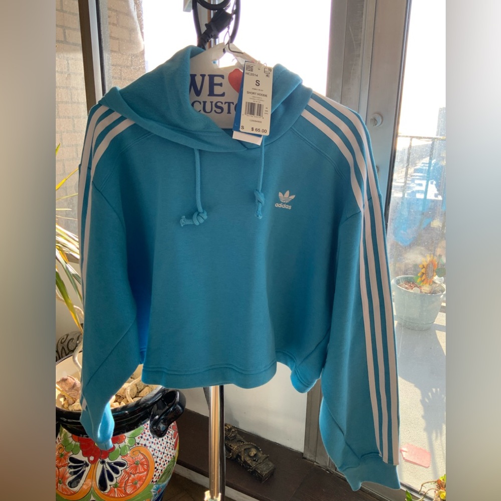 Adidas Cropped Hoodie NEW $60.00